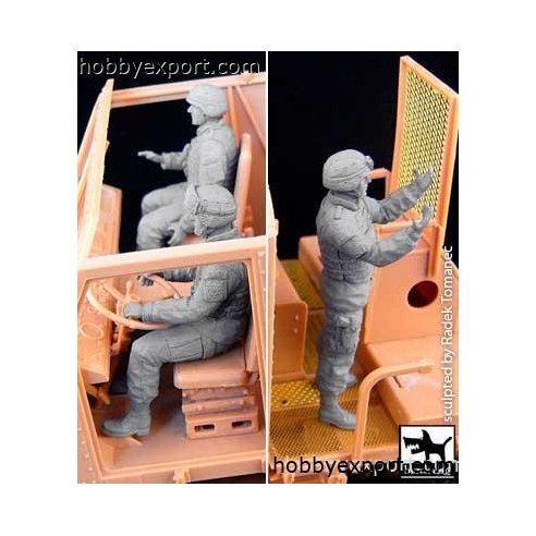 Black Dog 1 35 KIT US SOLDIER M1070 TRUCK TRACTOR ( 3 FIG )