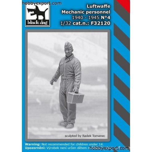 Black Dog  1 32 KIT LUFTWAFFE MECHANIC PERSONNEL NO.4