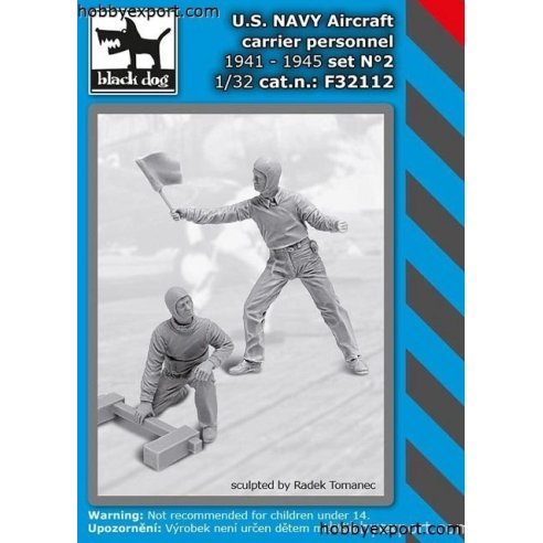 Black Dog  	1 32 KIT  U.S. NAVY AIRCRAFT CARRIER PERSONNEL 1941 TO 1945 SET NO.2