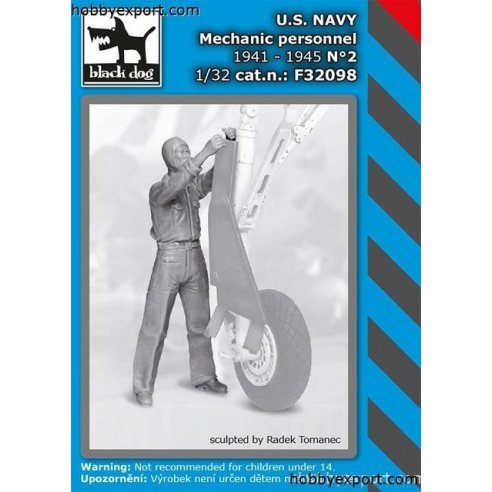 Black Dog  1 32 KIT US NAVY MECHANIC PERSONNEL 1941 TO 1945 NO.2