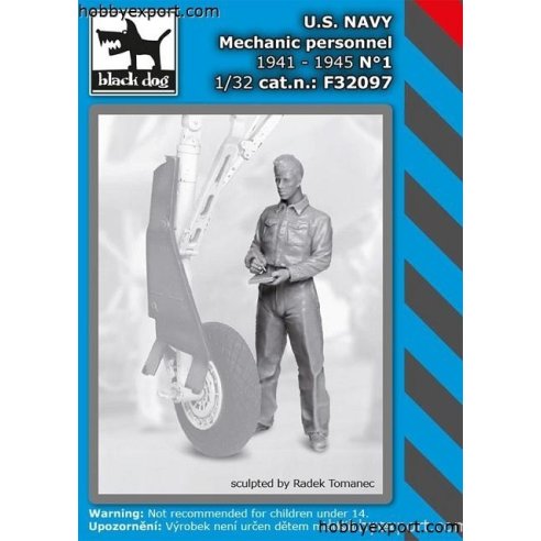 Black Dog 1 32 KIT US NAVY MECHANIC PERSONNEL 1941 TO 1945 NO.1