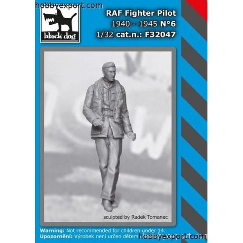 Black Dog 1 32 KIT   RAF FIGHTER PILOT 1940 TO 1945 NO.6