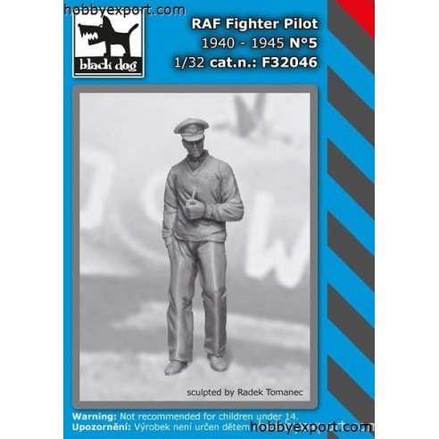 Black Dog  	1 32 KIT   RAF FIGHTER PILOT 1940 TO 1945 NO.5