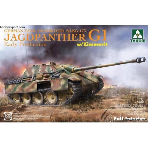 TAKOM  	1 35 KIT  JAGDPANTHER G1 EARLY PRODUCTION WITH ZIMMERIT AND FULL INTERIOR