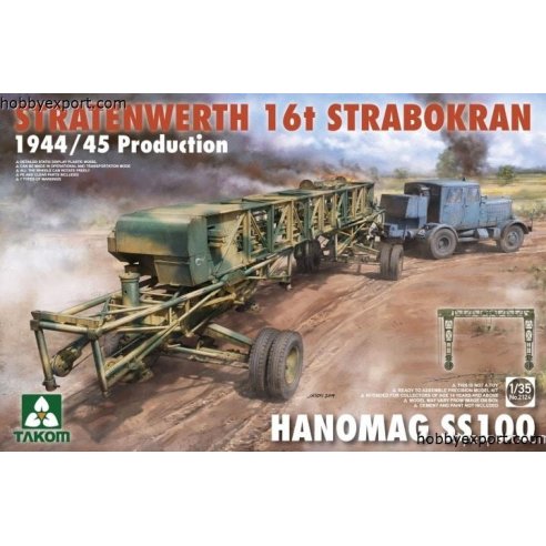 TAKOM 	1 35 KIT STRATENWERTH 16T STRABOKRAN 1944 TO 1945 PRODUCTION AND HANOMAG SS100