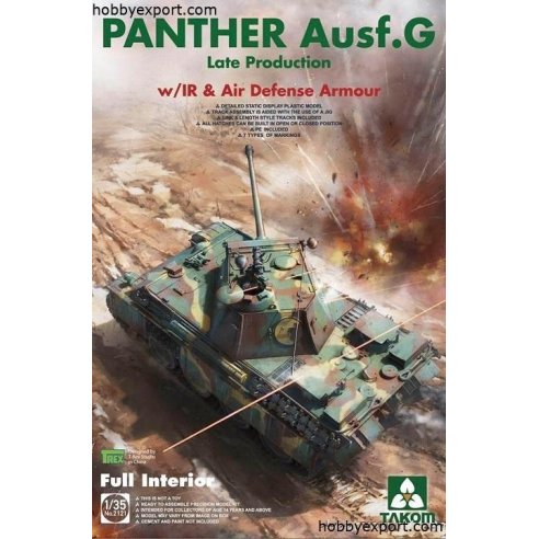 TAKOM 	1 35 KIT PANTHER AUSF G LATE PRODUCTION WITH IR AND AIR DEFENSE ARMOUR