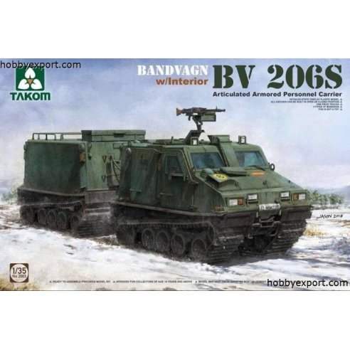 TAKOM 1 35 KIT  BANDVAGN BV 206S ARTICULATED ARMORED PERSONNEL CARRIER