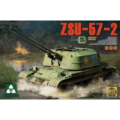 TAKOM  	1 35 KIT  ZSU572 SOVIET SPAAG