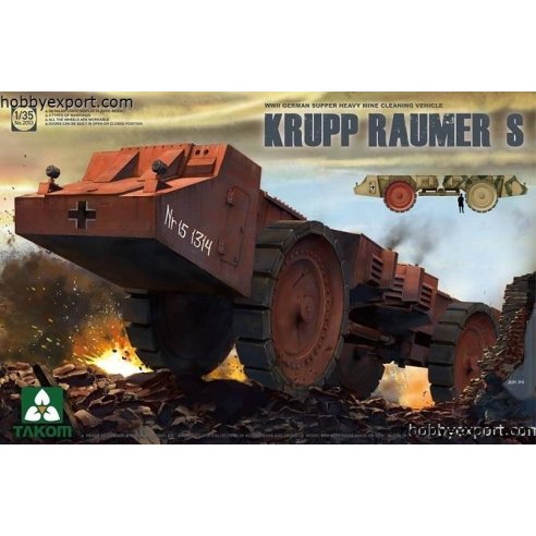 TAKOM  1 35 KIT  WWII GERMAN KRUPP RAUMER S