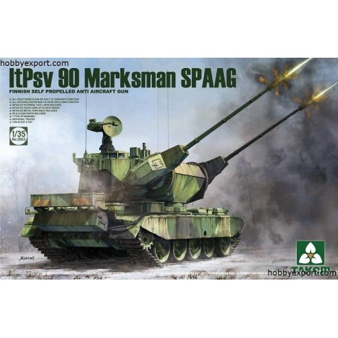 TAKOM 1 35 KIT  FINNISH SELF PROPELLED ANTI AIRCRAFT GUN ITPSV 90 MARKSMAN SPAAG