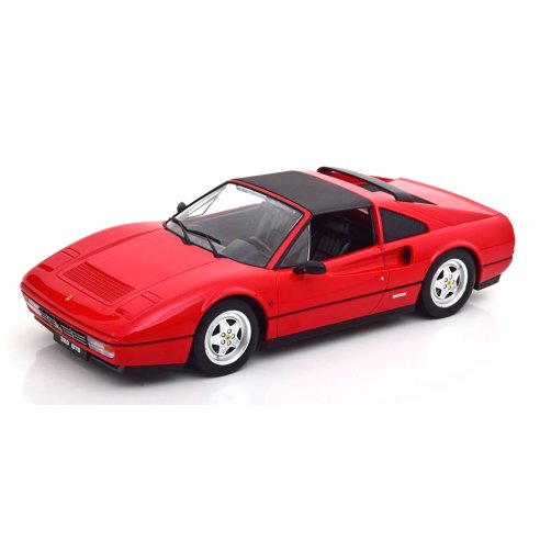 KK-Scale FERRARI 328 GTS RED 1985 WITH REMOVABLE HARDTOP 1/18