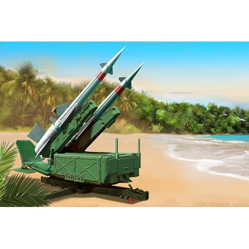 TRUMPETER KIT SOVIET 5P71 LAUNCHER WITH 5V27 MISSILE PECHORA SA-3B GOA ROUNDS LOADED 1/35