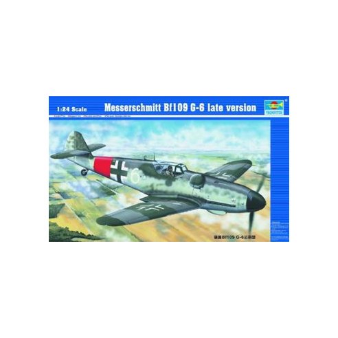 TRUMPETER KIT MESSERSCHMITT BF-109 G-6 LATE 1/24