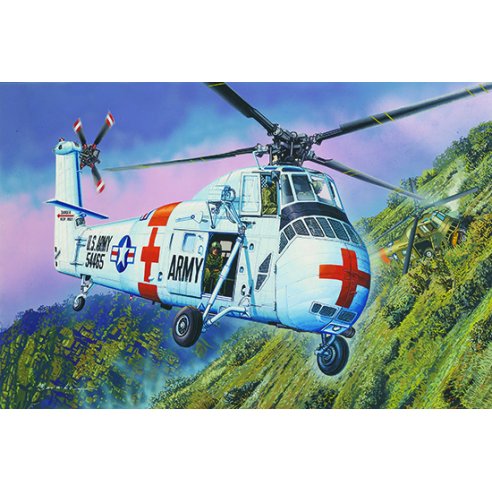 TRUMPETER KIT CH-34 US ARMY RESCUE 1/48