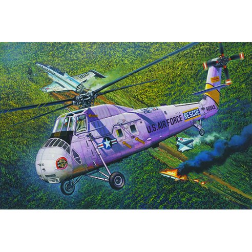 TRUMPETER KIT HH-34J USAF COMBAT RESCUE 1/48