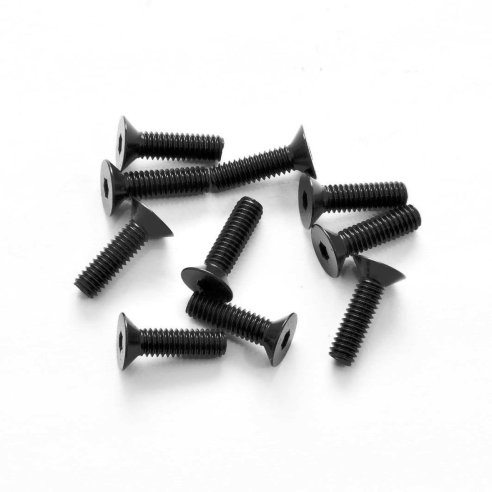 Hobao Flat Head Screw M4x14 Hex Socket (10 pcs)