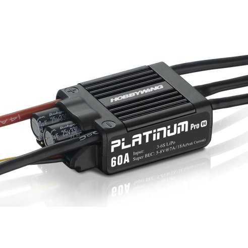 Hobbywing Platinum Pro 60A ESC V4 2-6s, 7A BEC