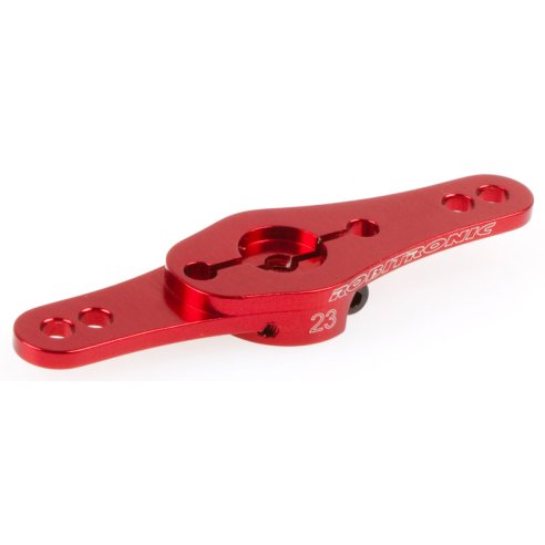 Robitronic Servo Arm Alu 23Z Red Double Arm (2 Levels)