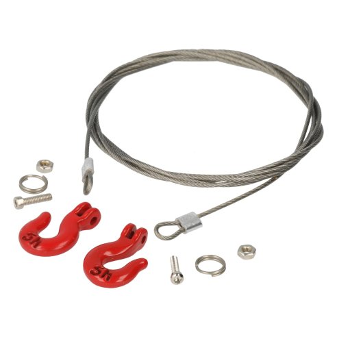 Robitronic Wire rope with heavy duty hooks