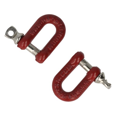 Robitronic Shackle straight with collar bolts (2 pieces)