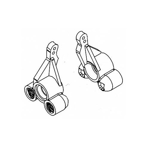 Robitronic Rear Steering Knuckle Arms Set ETC,NTC