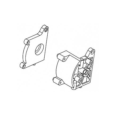 Robitronic Central Gearbox Bulkheads Front & Rear