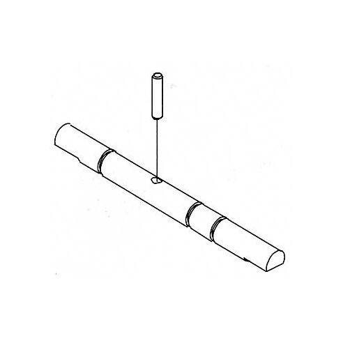 Robitronic Spur Gear Shaftfor 1-Speed