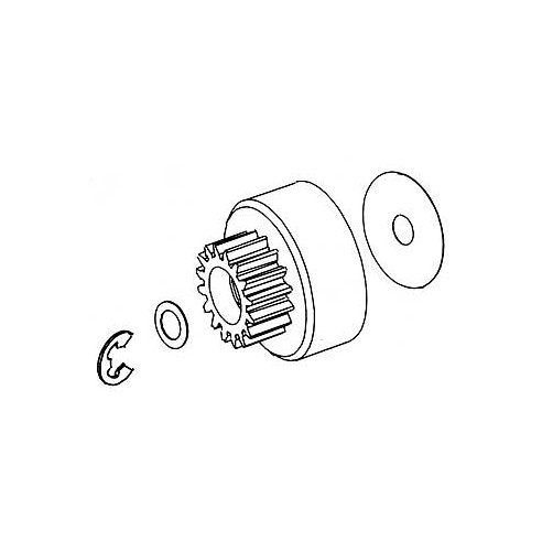 Robitronic Clutch Gear 1-Speed 16T