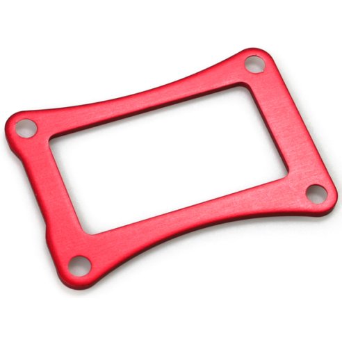 Robitronic Lower power-pod plate 1,5mm red anodized