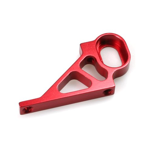 Robitronic Power-pod plate left aluminium red anodized