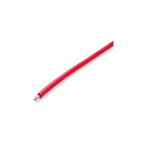 Robitronic Silicon wire 1m red 2,5mm2  dia 3.9mm