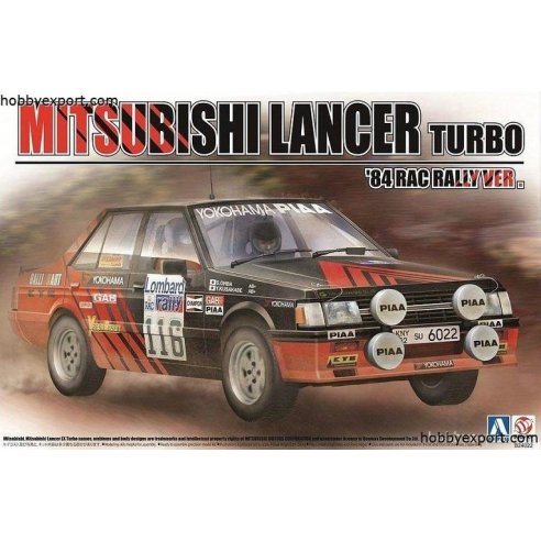 BEEMAX 1/24 Mitsubishi Lancer Turbo 1984 RAC Rally Version