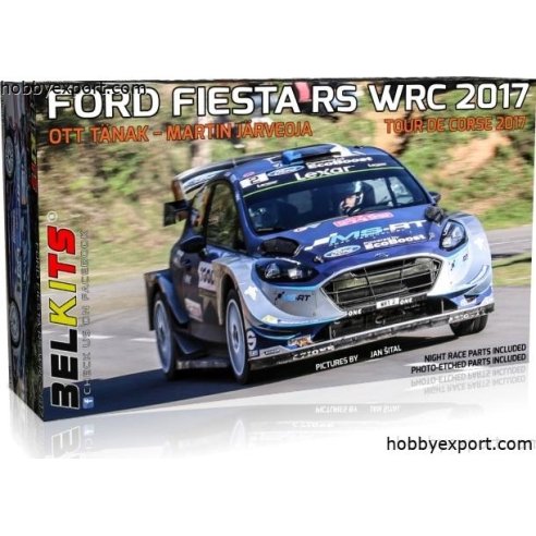 BELKITS 1/24 Ford Fiesta RS WRC 2017 Ott Tanak - Martin Jarveoja