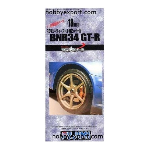 Fujimi - 1 24 cerchi 18 Inch Bnr34 Skyline Gt-R Purity Wheel