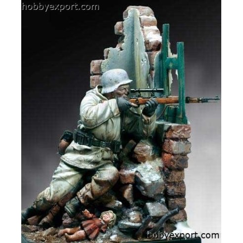 Andrea miniatures 90mm KIT  THIRD REICH GERMAN SNIPER 1944