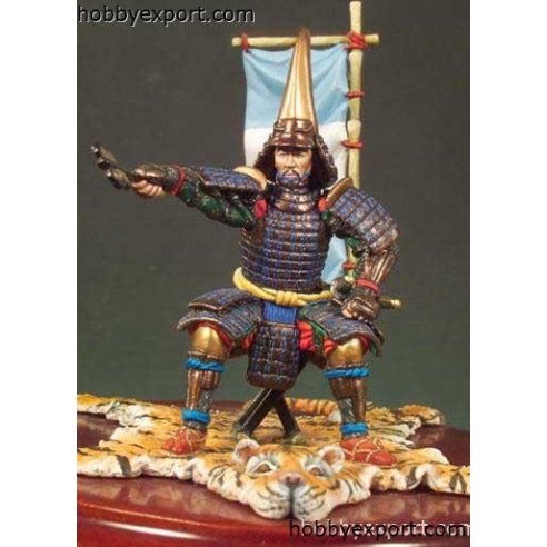 Andrea miniatures 54mm KIT MEDIEVAL KNIGHTS SAMURAI COMMANDER