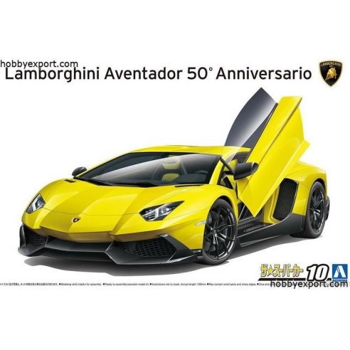 Aoshima 	1 24 KIT  Lamborghini Aventador 50th Anniversario