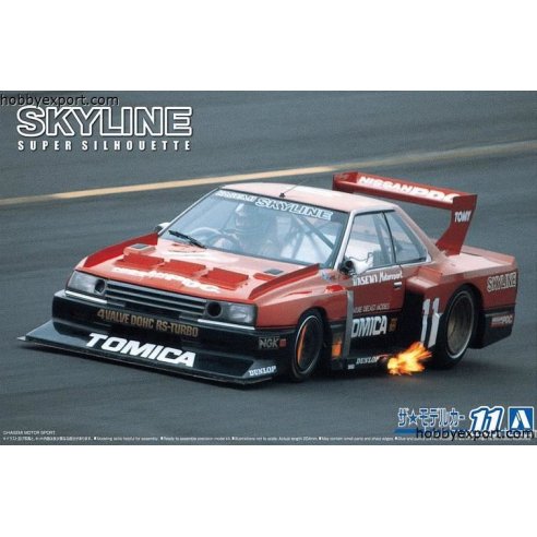 Aoshima 	1 24 KIT   Nissan KDR30 Skyline Super Silhouette 1982