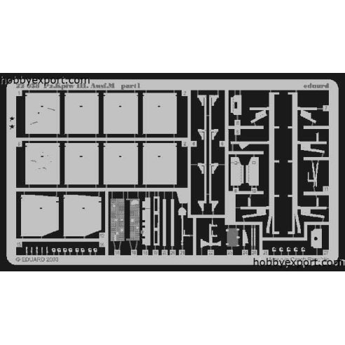 EDUARD MODEL 	1 35 GRADE UP PZ.KPFW III. AUSF.M FOR REVELL KIT