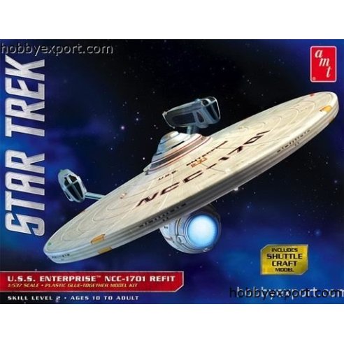 AMT 	1 537 KIT  STAR TREK USS ENTERPRISE REFIT