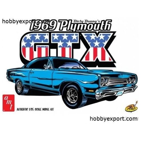 AMT 1 25 KIT   DIRTY DONNY 1969 PLYMOUTH GTX