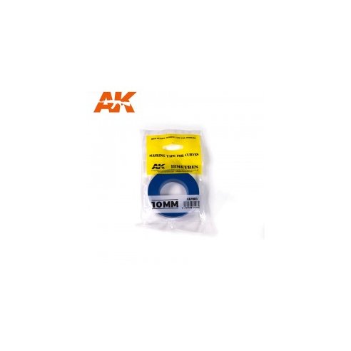 AK INTERACTIVE Blue masking Tape for curves 10mm