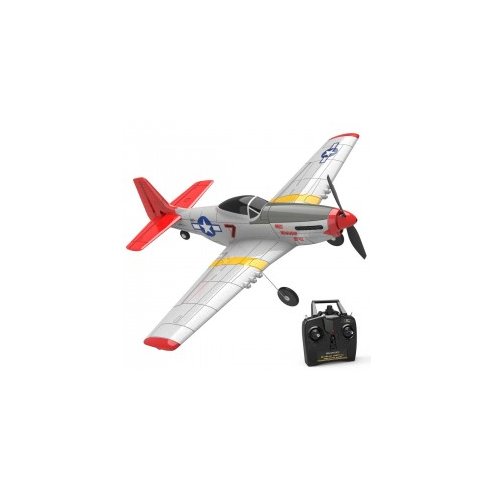 VOLANTEXRC Mini Mustang P51D - 4CH Beginner Airplane with Xpilot Stabilizer / One-key Aerobatic