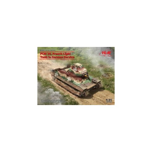 ICM 1/35 FCM 36, French Light Tank in German Service