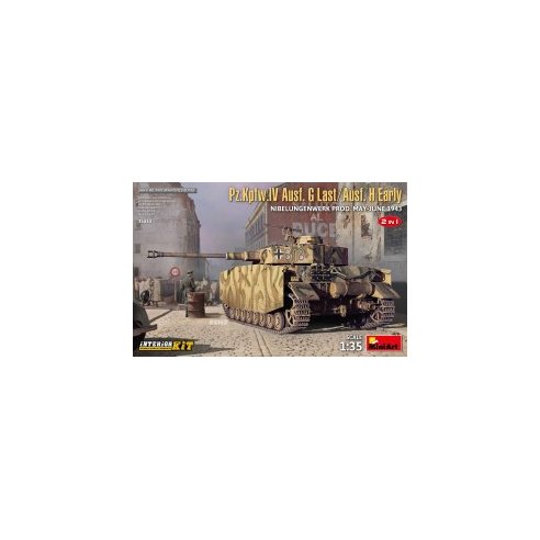 MINI ART 1/35 Pz.Kpfw.IV Ausf. G-Last/H-Early Nibelungenw. 2in1 Interior Kit