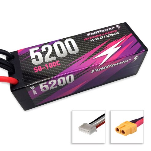 Batteria Lipo 4S 5200mAh 50C HARDCASE - XT90