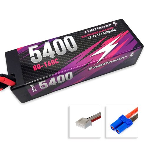 Batteria Lipo 3S 5400mAh 80C HARDCASE - EC5