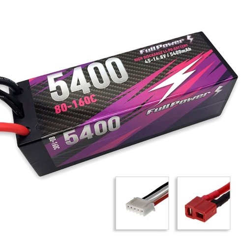 Batteria Lipo 4S 5400mAh 80C HARDCASE - DEANS