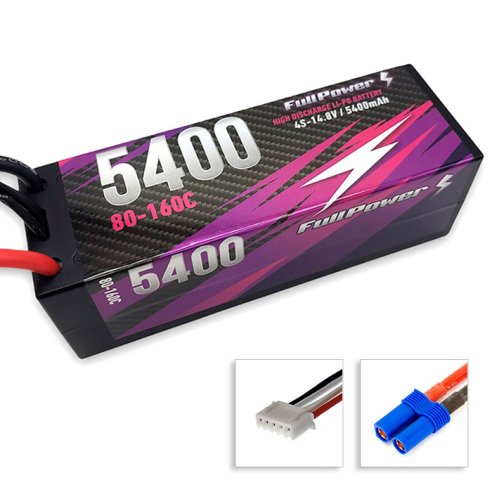 Batteria Lipo 4S 5400mAh 80C HARDCASE - EC5