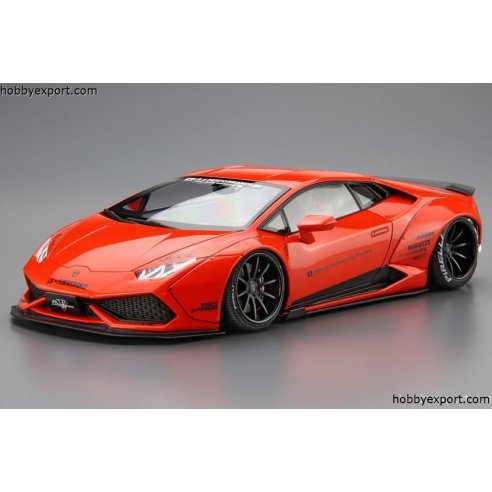 Aoshima 		1 24 KIT  LB Works Lamborghini Huracan Ver.1 Pre Painted Model